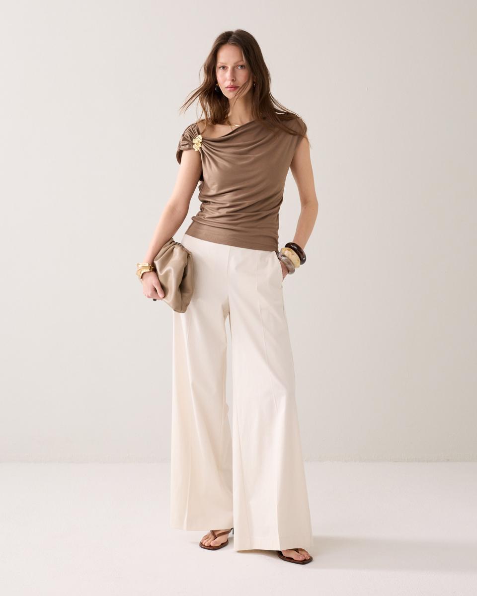 Summum T-Shirt 3s5317-30784 Taupe 4