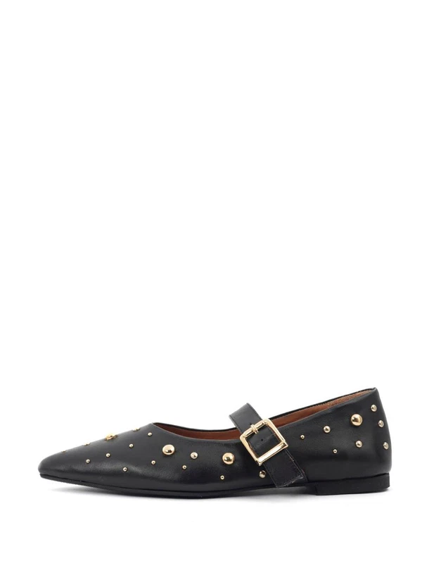 Babouche Loafers G-Celina-1 Zwart 1