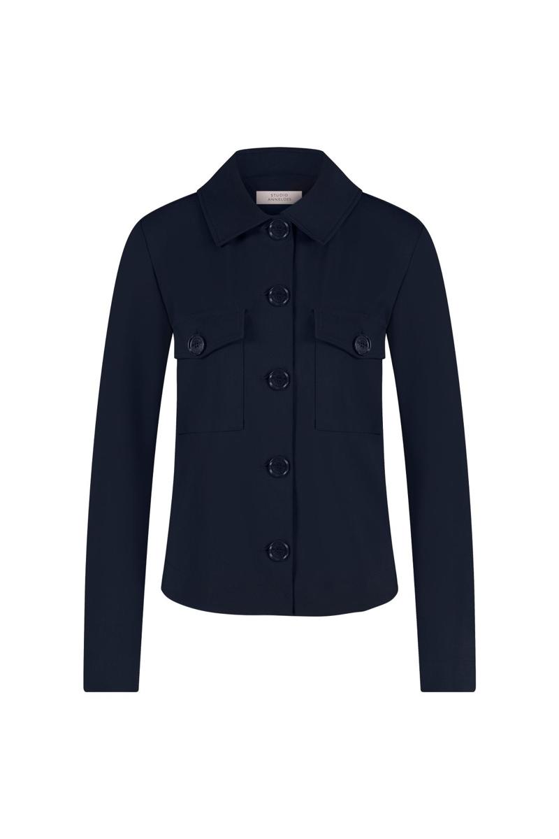 Studio Anneloes Blazer Claire Bonded Blauw 2