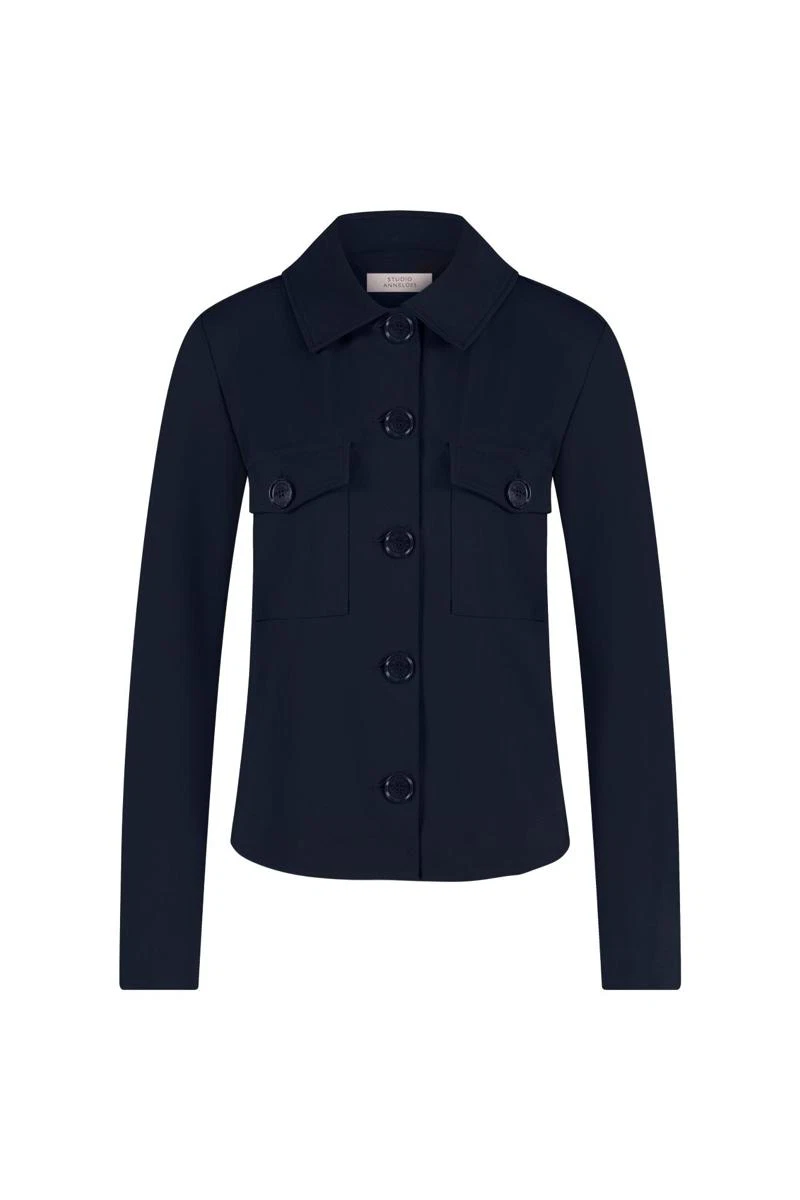 Studio Anneloes Blazer Claire Bonded Blauw 2