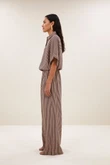 By-Bar Pantalon Celin Stripe Rood 4