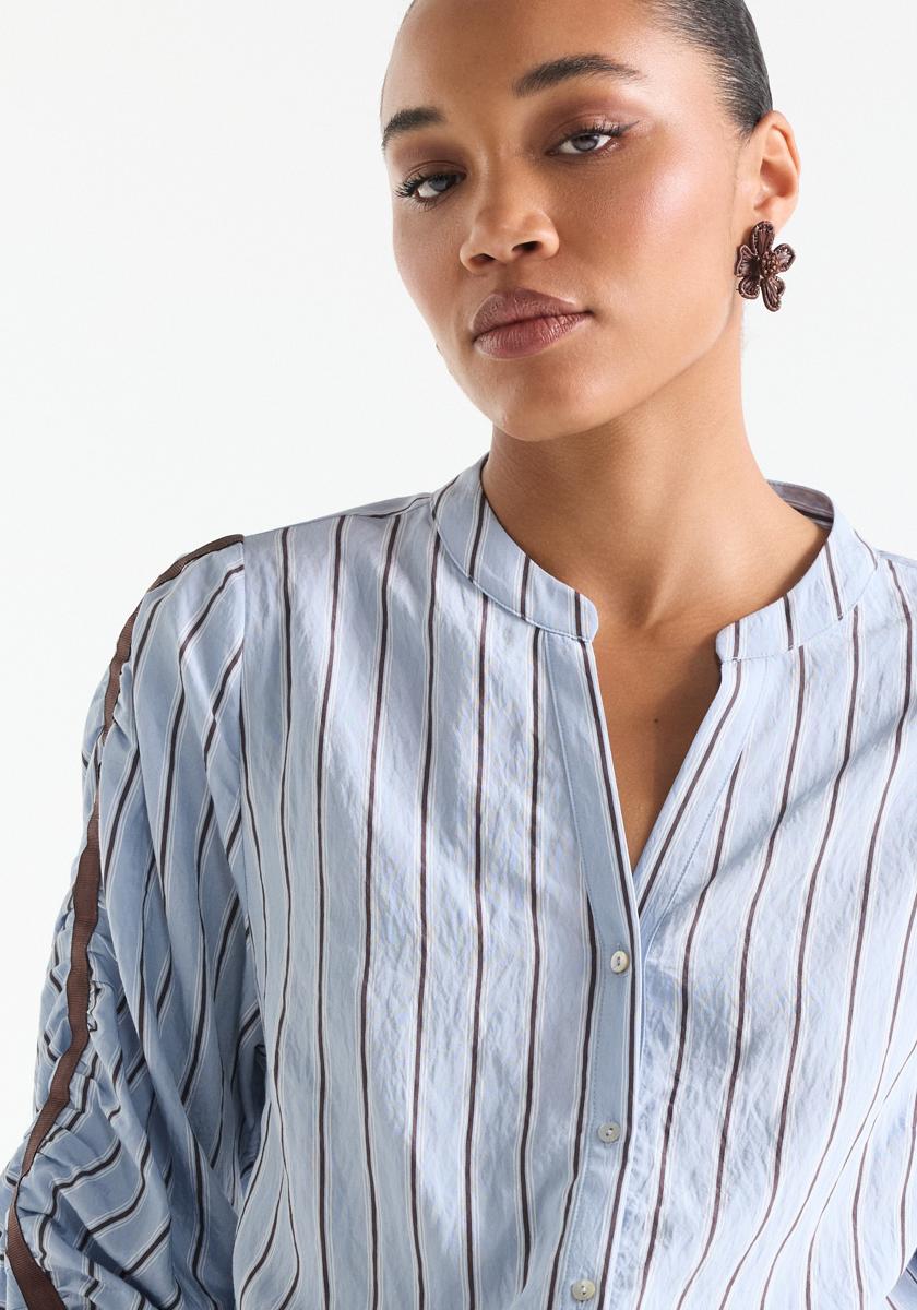 Jansen Amsterdam Blouse Leah Blauw 5