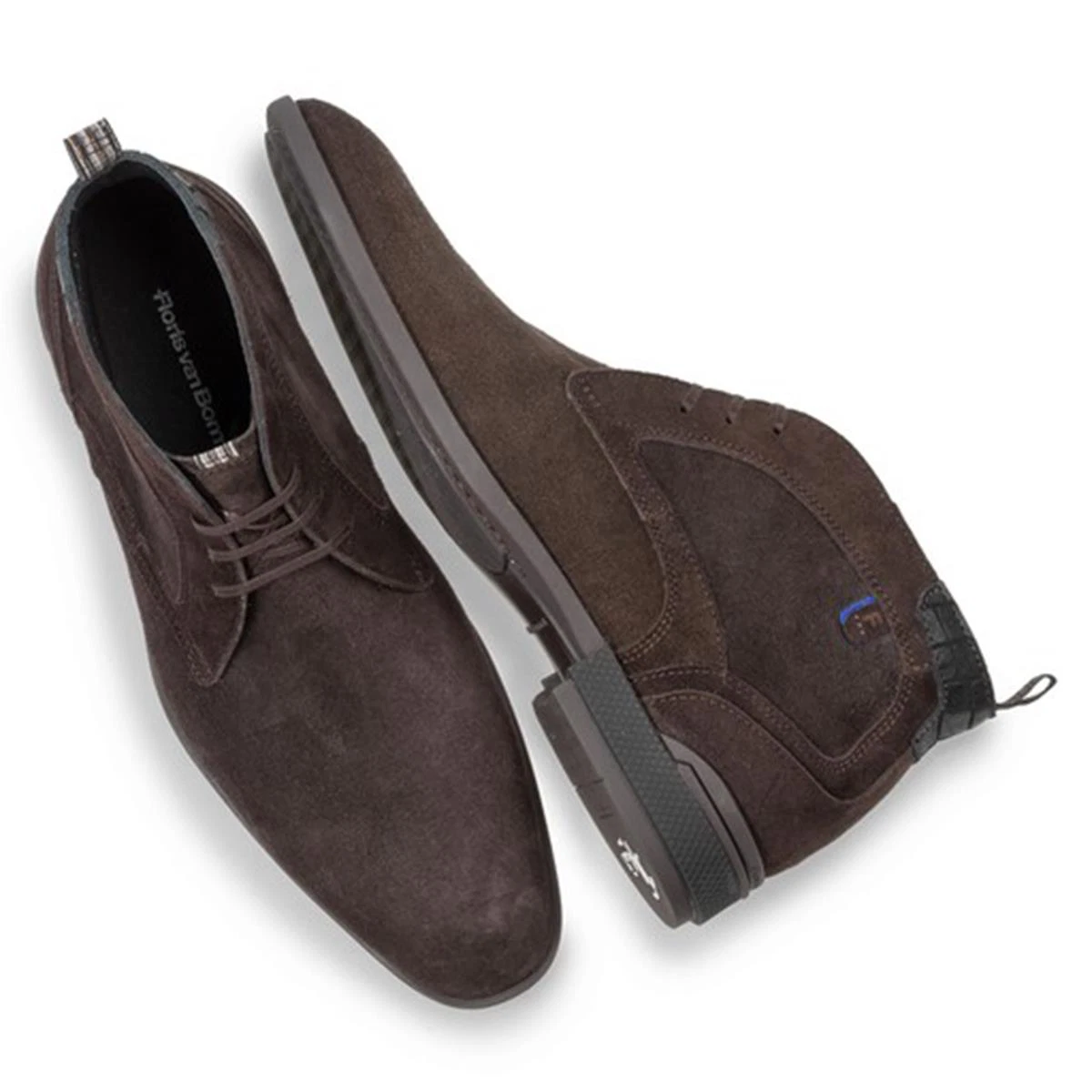 Floris van Bommel Veterschoenen De Hakker 01.04 Bruin 4