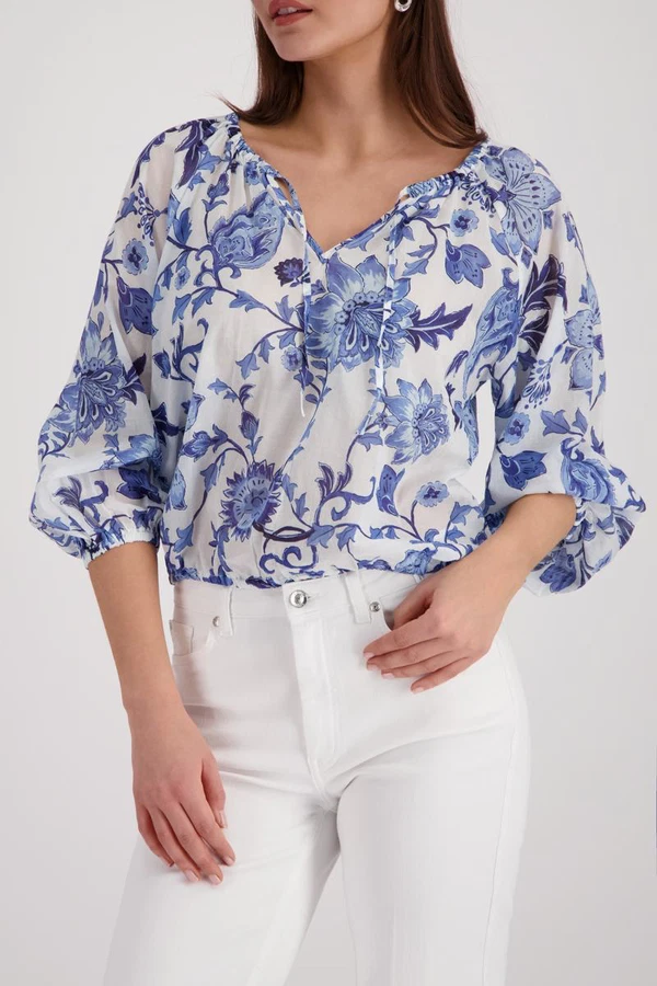 Monari Blouse 410524 Blauw 1