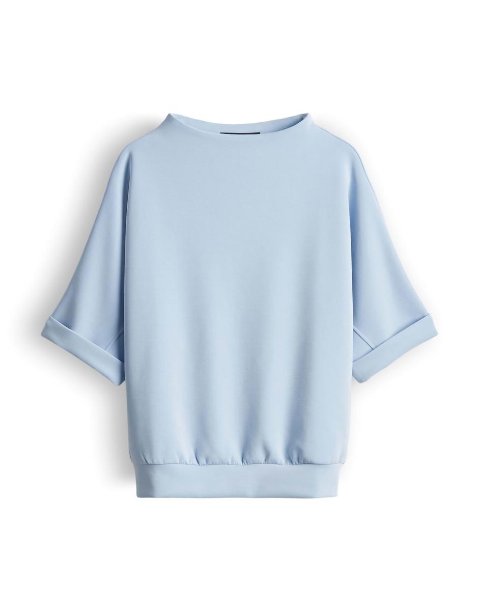 SOMEDAY Sweater Utaliana Detail Blauw 2