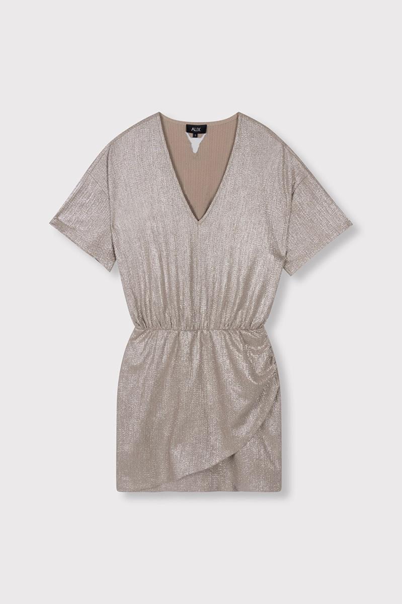 Alix The Label Jurk 2604345690 Beige 2