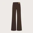 Florèz Jeans Ana Flared Pocket Bruin 4