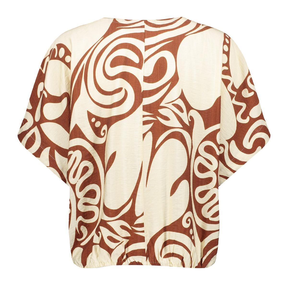 Geisha Blouse 63435-26 Bruin 2