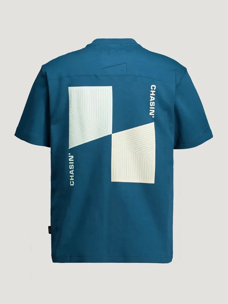 CHASIN T-Shirt Reco Blauw 4