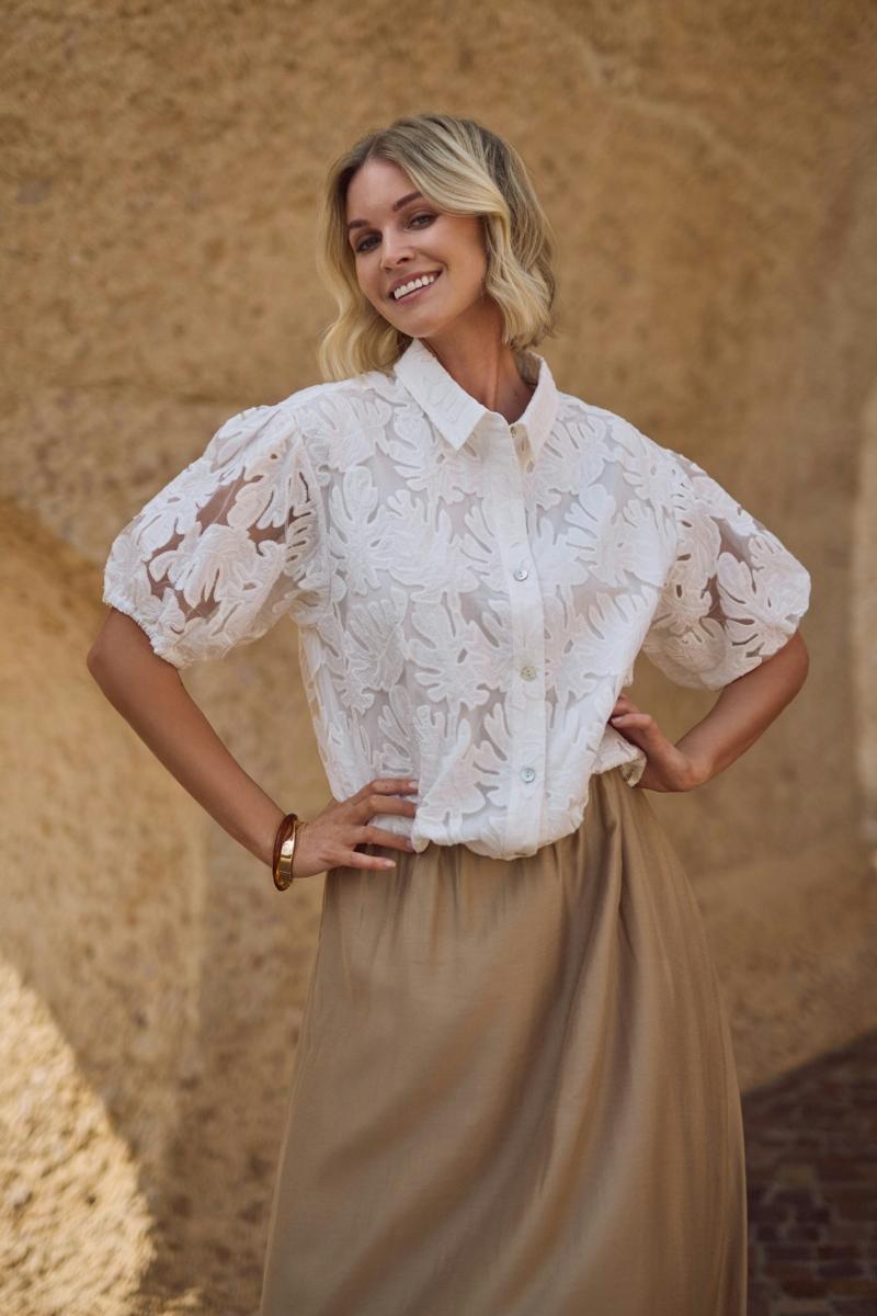 NUKUS Blouse Berit Off-White 1