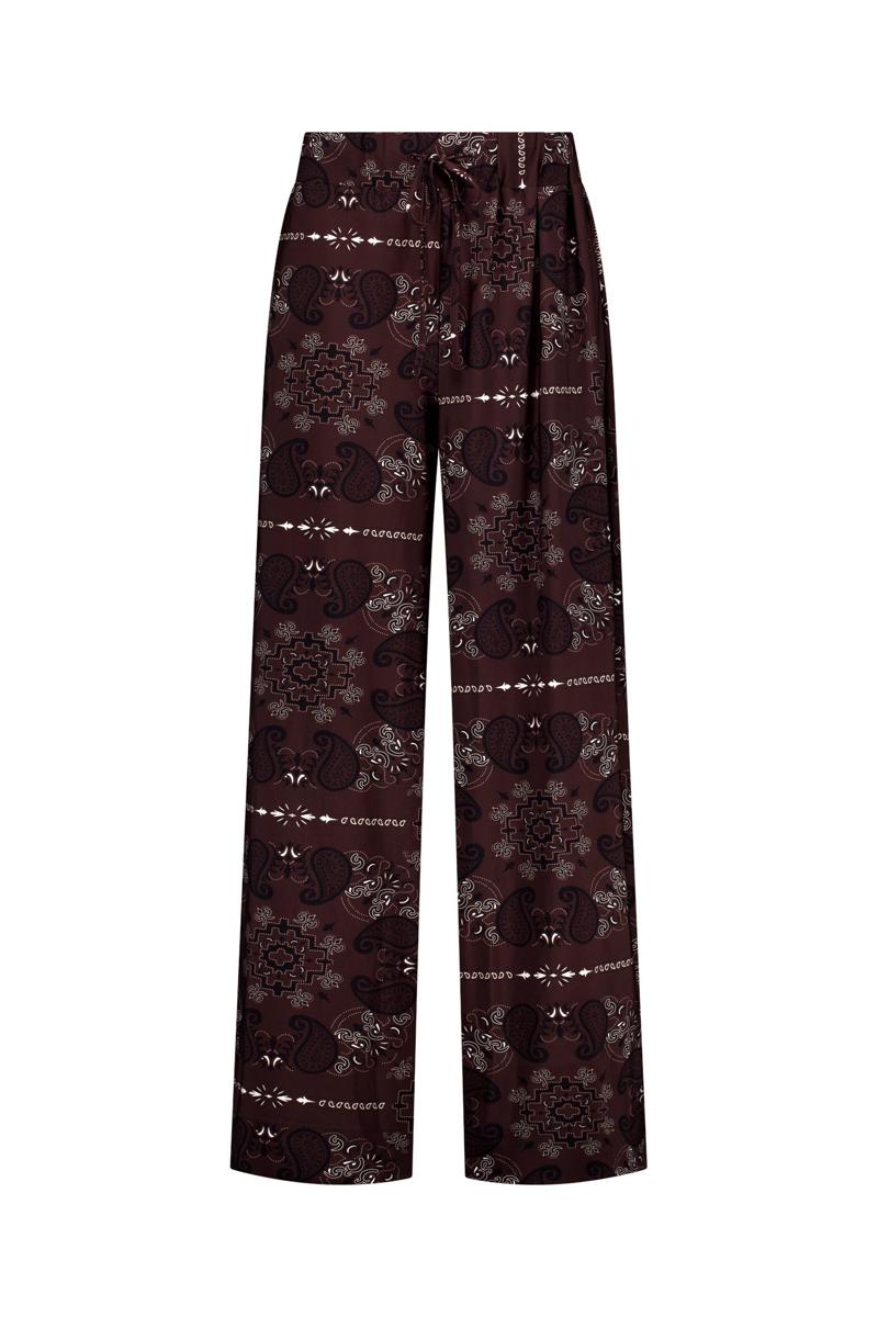 Studio Anneloes Pantalon Grace Paisley Bruin 2
