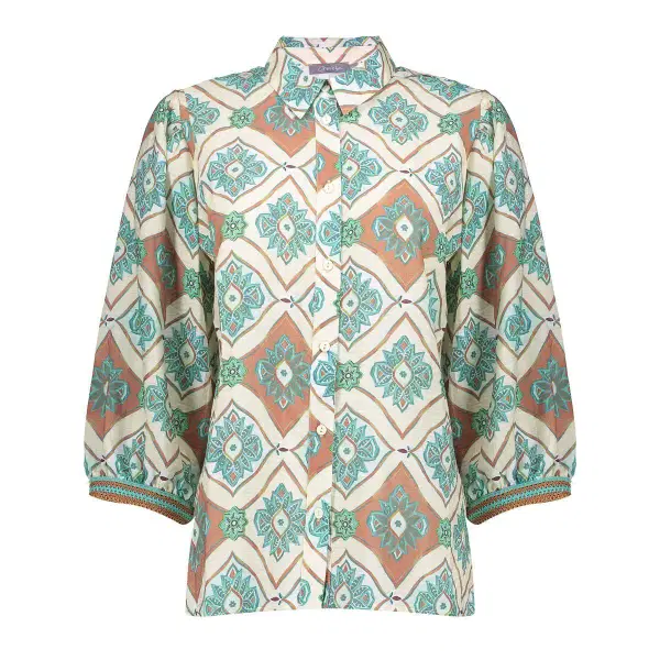 Geisha Blouse 63453-20 Blauw 1