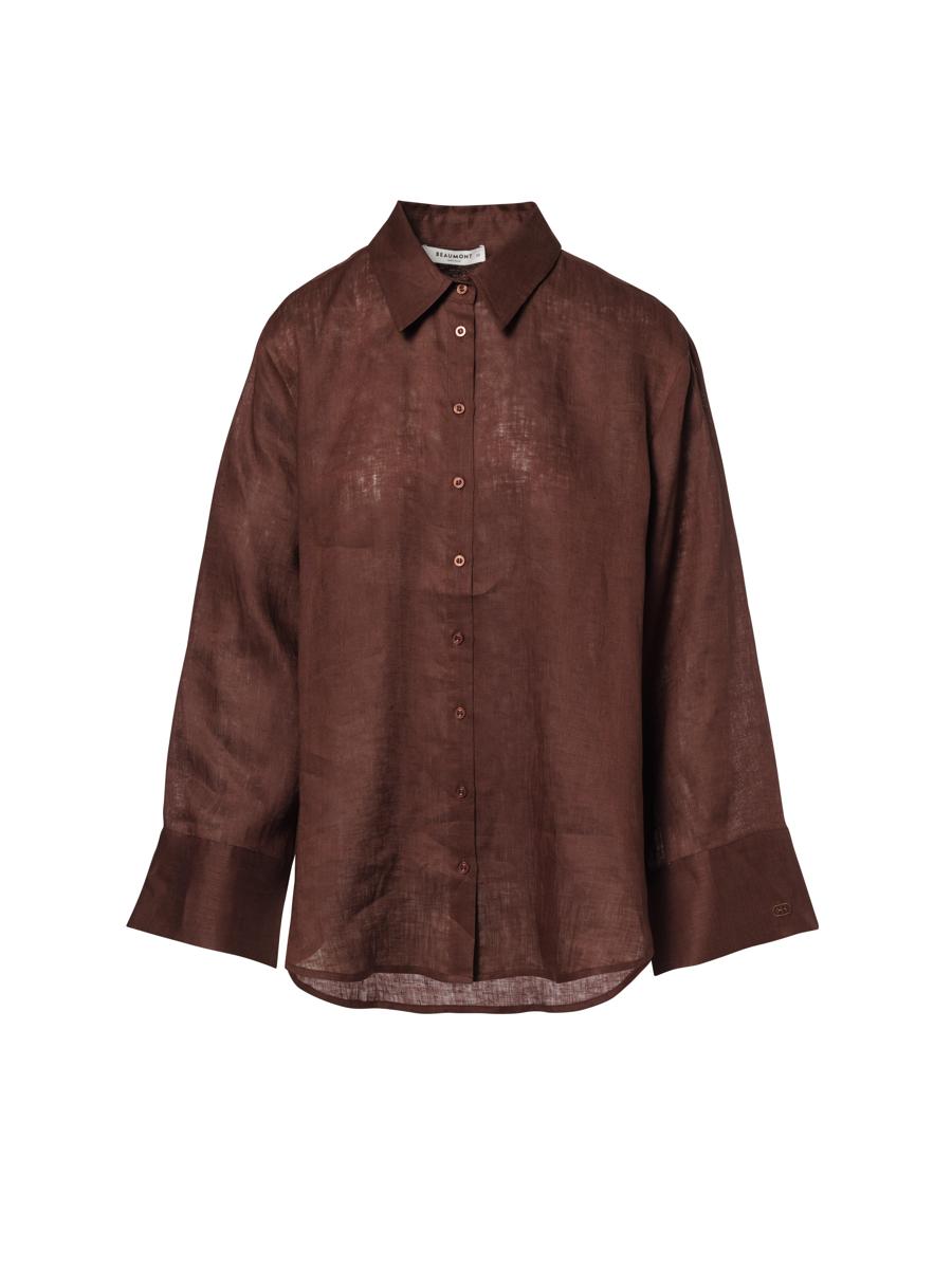 Beaumont Collectie Blouse Gwenny Bruin 2