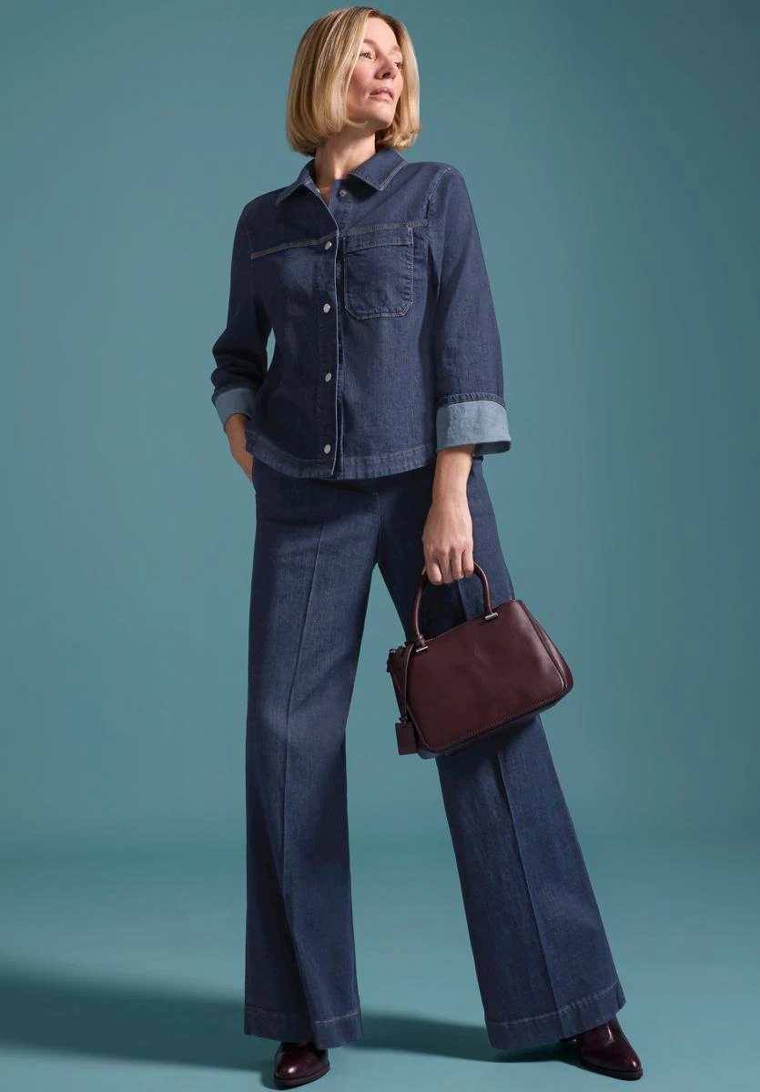 Bianca Pantalon 80011 Blauw 4