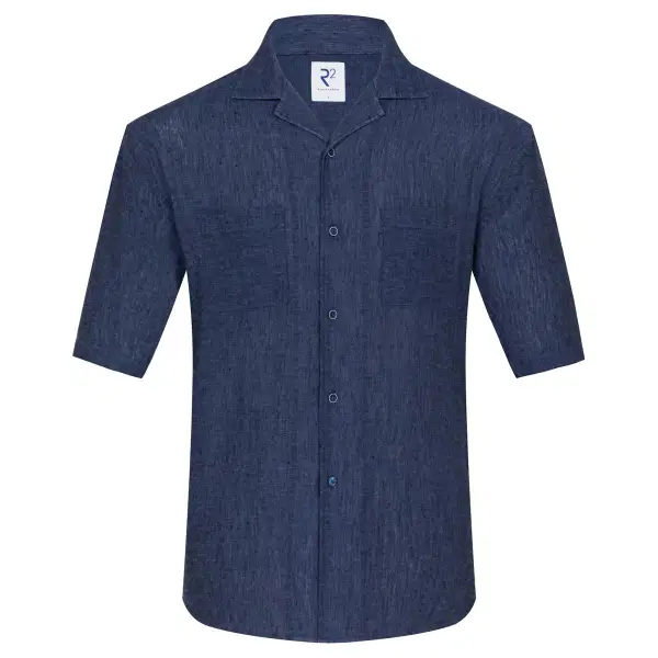 R2 Amsterdam Overhemd 132.CAMP.047 Blauw 1