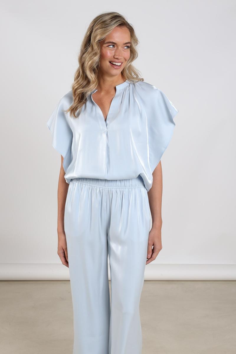 NUKUS Blouse Taylor Blauw 1