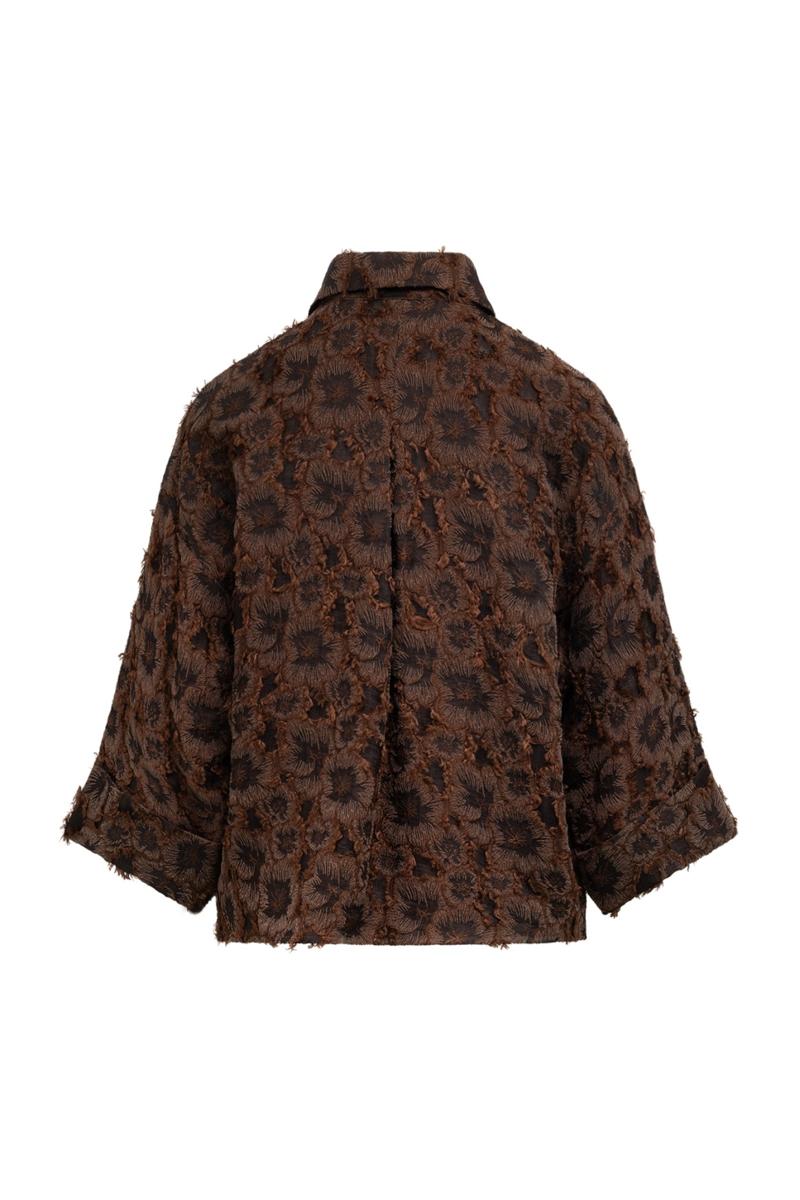Label DOT Blouse 2621008 Bruin 3