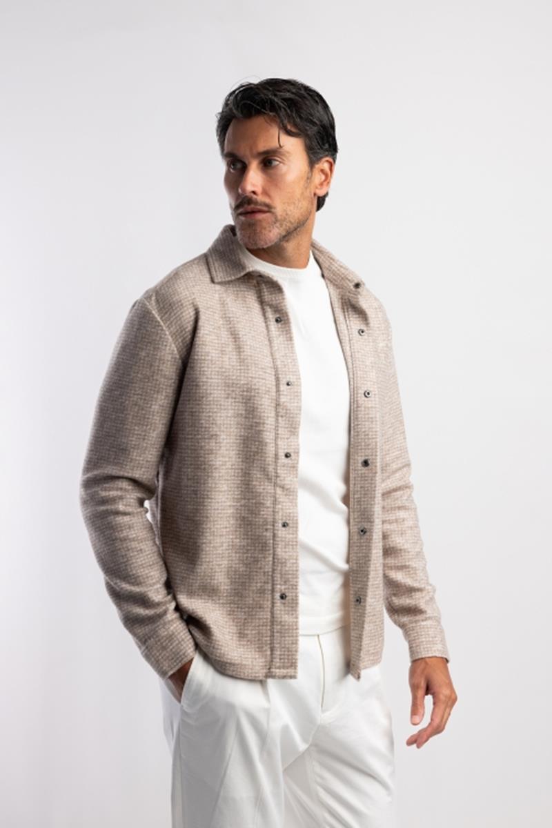 Blue Industry Overshirt CapoW25-M13 Beige 1
