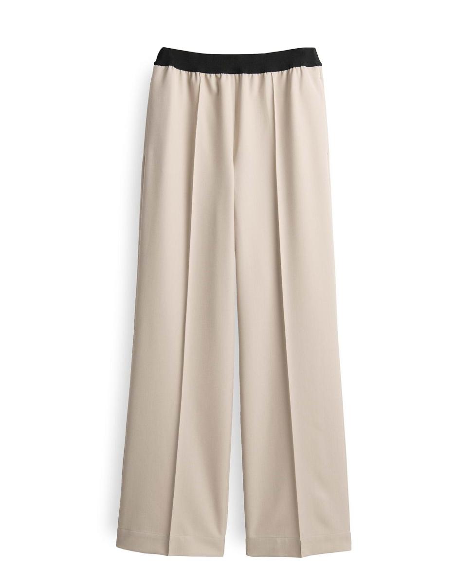 SOMEDAY Pantalon Cevil Decoded Beige 2