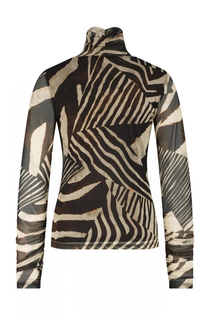 Label DOT Blouse 2525001 Bruin 3