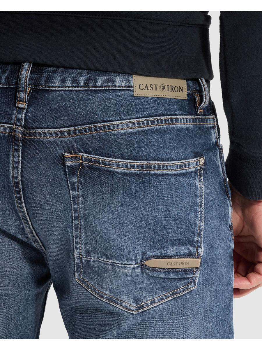 Cast Iron Pantalon CTR620 Blauw 2
