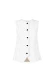 Jansen Amsterdam Gilet Madou Off-White 2
