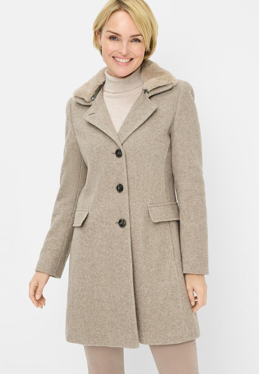 Fuchs Schmitt Mantel 651029646 Beige 1