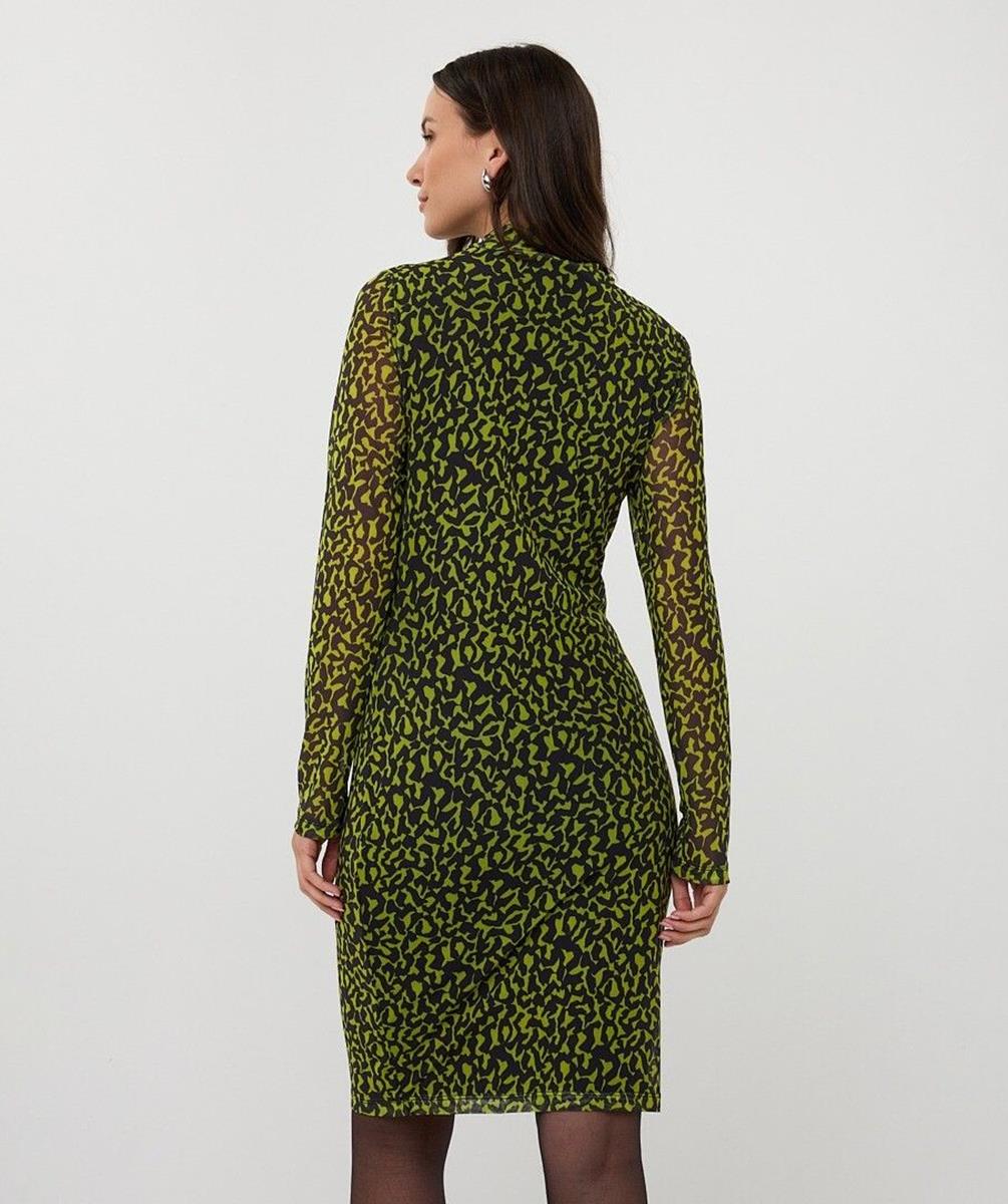 EsQualo Jurk F25.30506 Groen 4