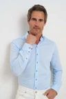 R2 Amsterdam Overhemd 132.WSP.001 Blauw 1