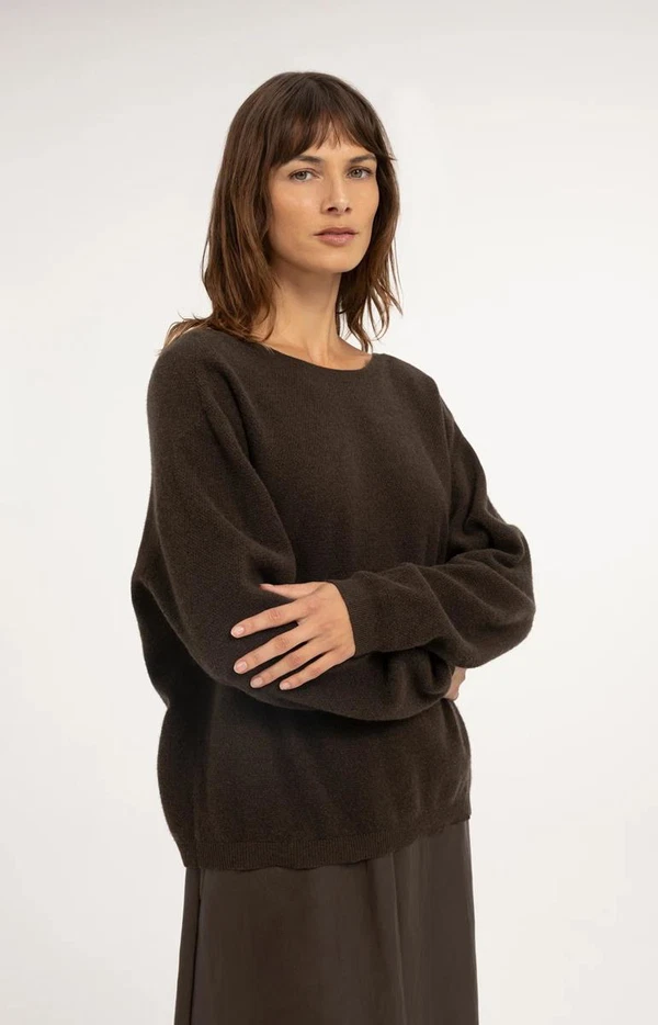 YAYA Trui 01-000650-610 Bruin 1