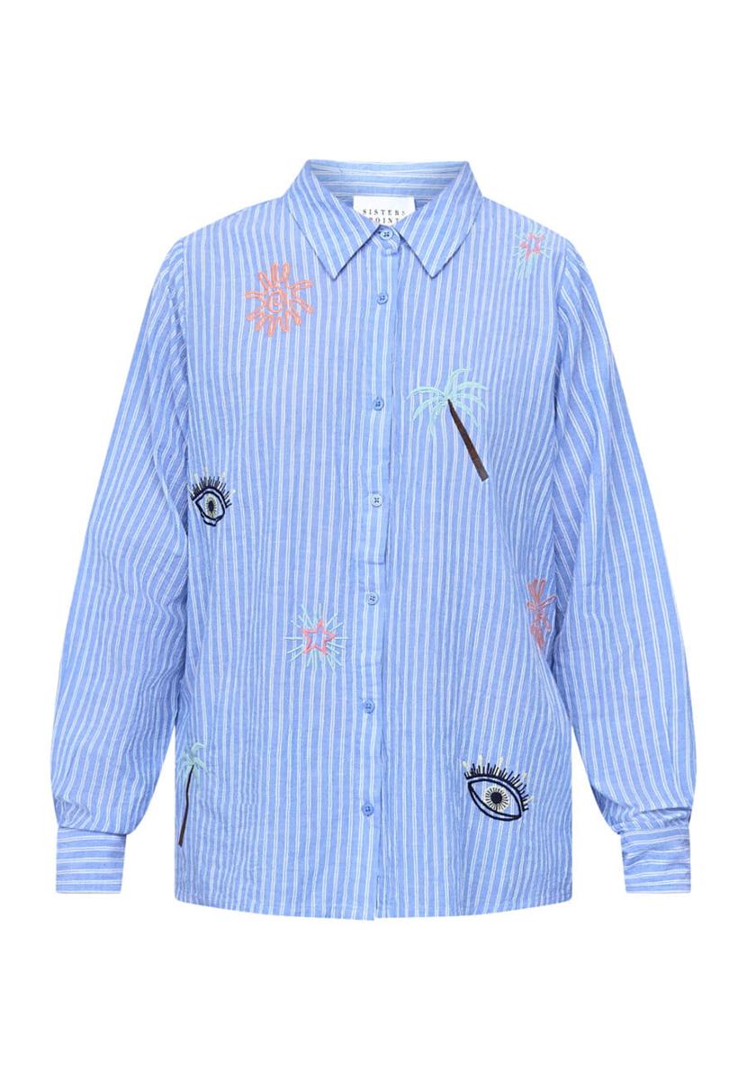 Sisters Point Blouse Ibisa Blauw 2