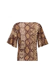 Studio Anneloes T-Shirt Vajen Snake Bruin 3