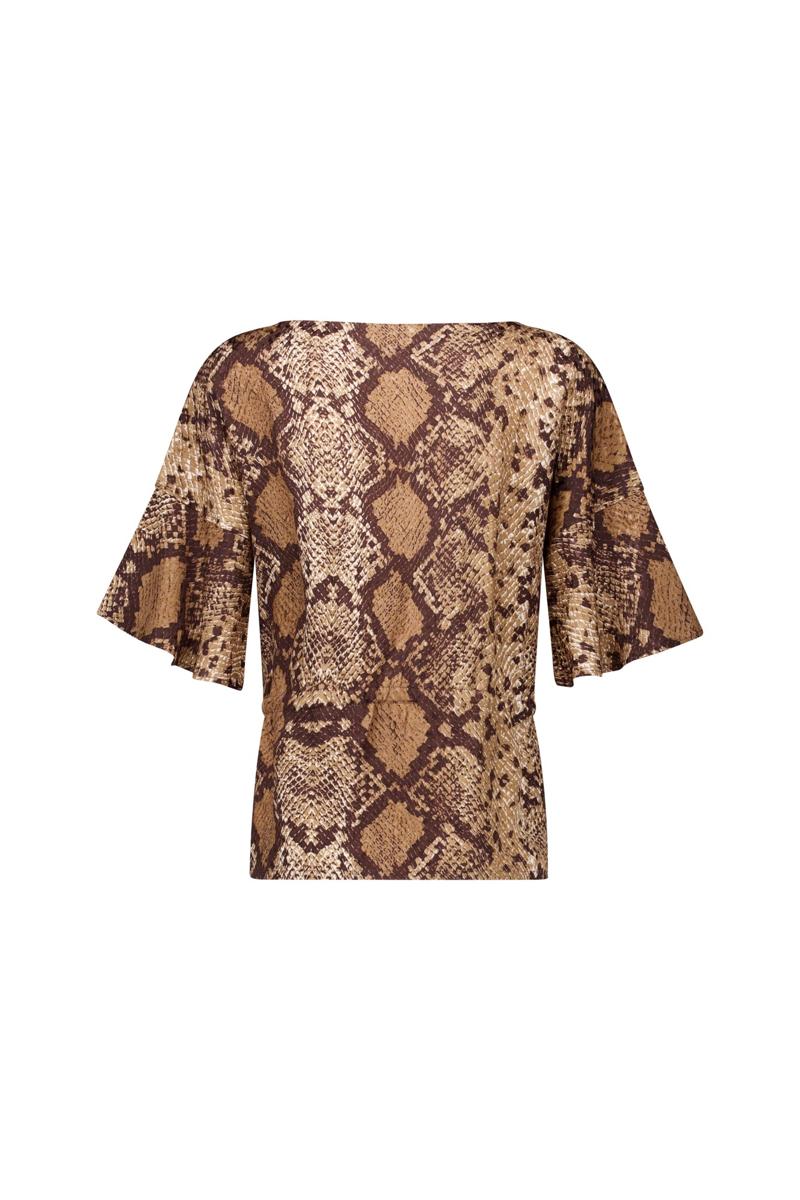 Studio Anneloes T-Shirt Vajen Snake Bruin 3