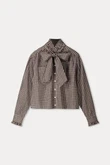 POM Amsterdam Blouse SP9732 Bruin 1