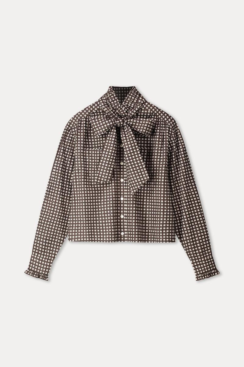 POM Amsterdam Blouse SP9732 Bruin 1