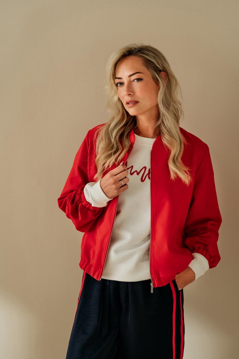 &Co Woman Blazer Zelda Rood 5