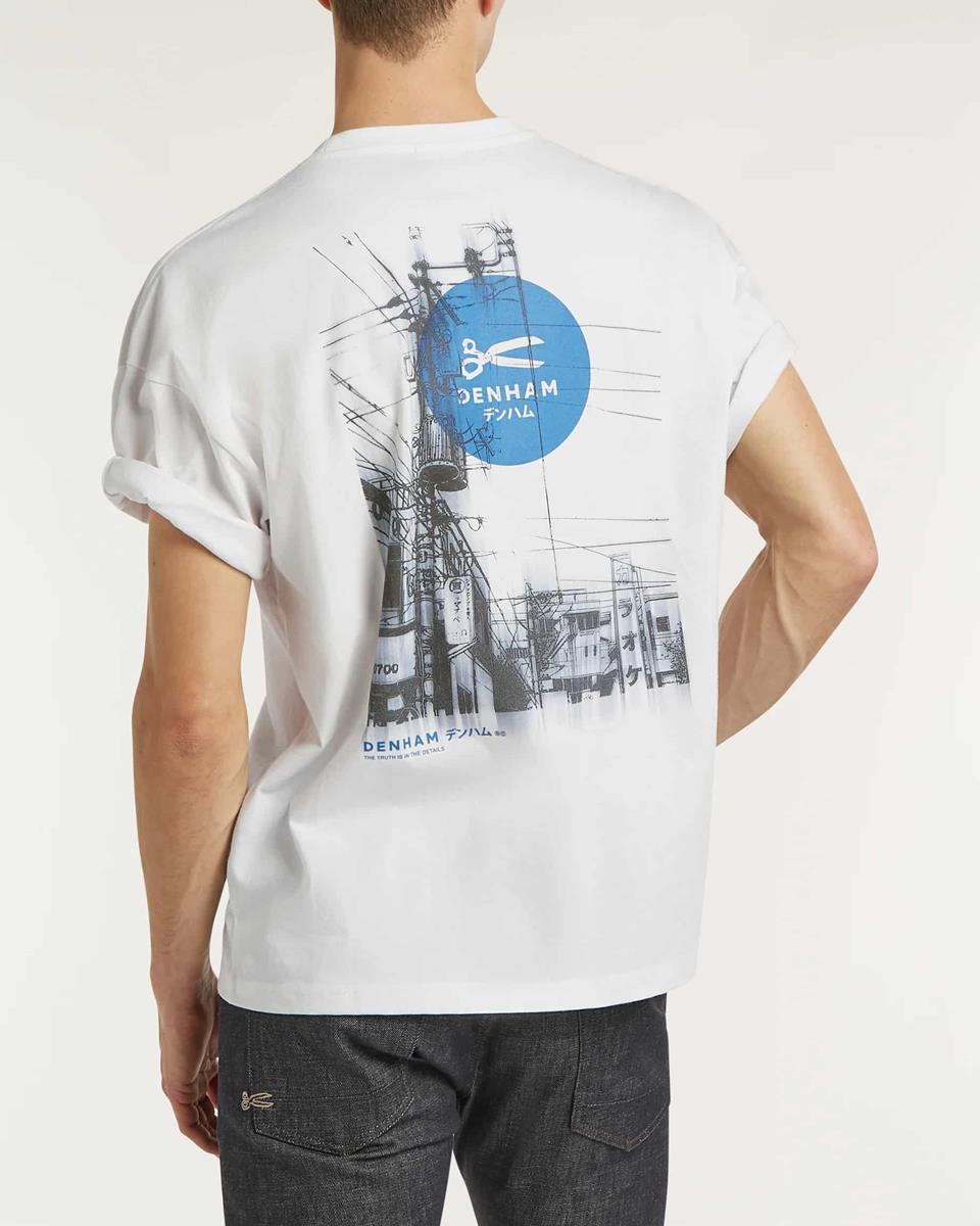 Denham T-Shirt 01-26-01-52-074 Wit 1