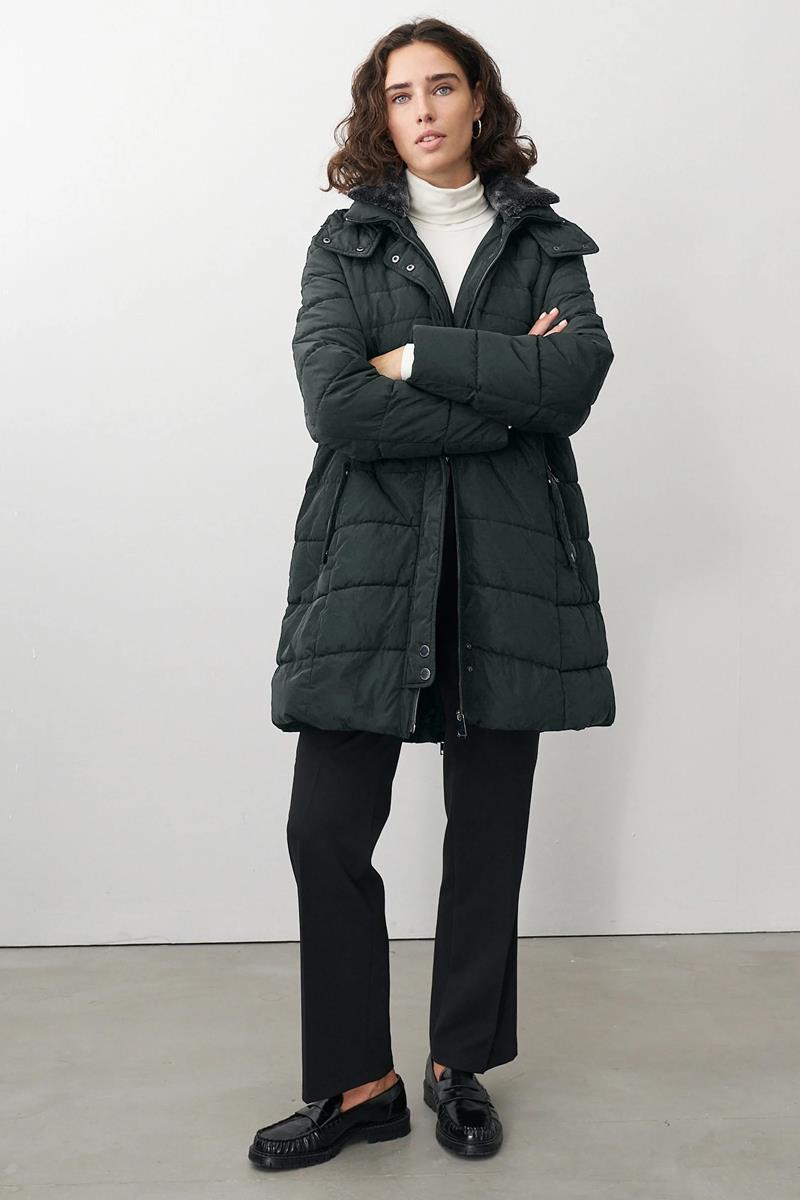 Barbara Lebek Jas 30380052 Groen 1