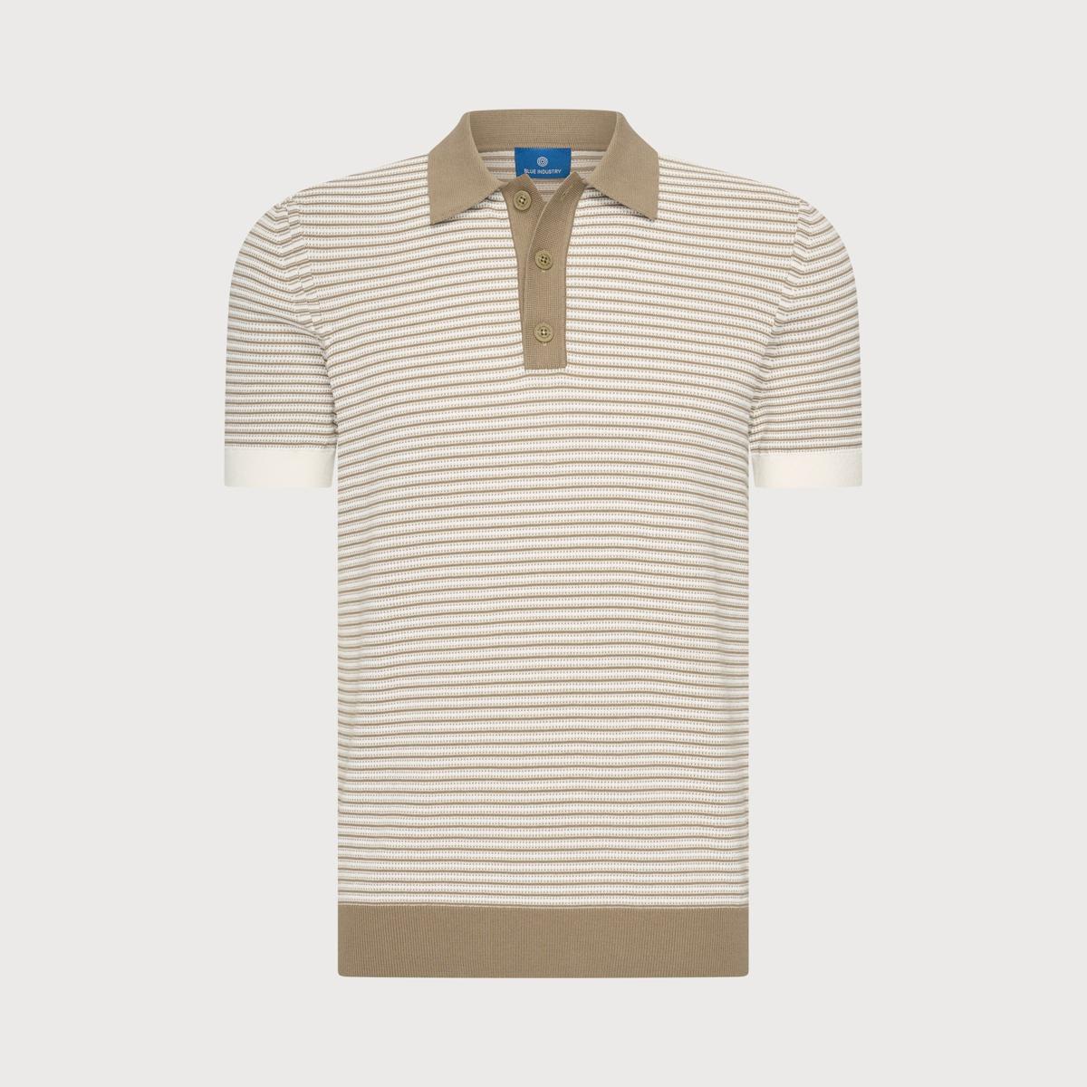 Blue Industry Polo KBIS26-M20 Taupe 1