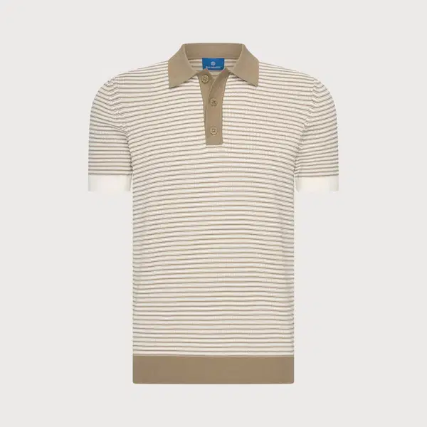 Blue Industry Polo KBIS26-M20 Taupe 1