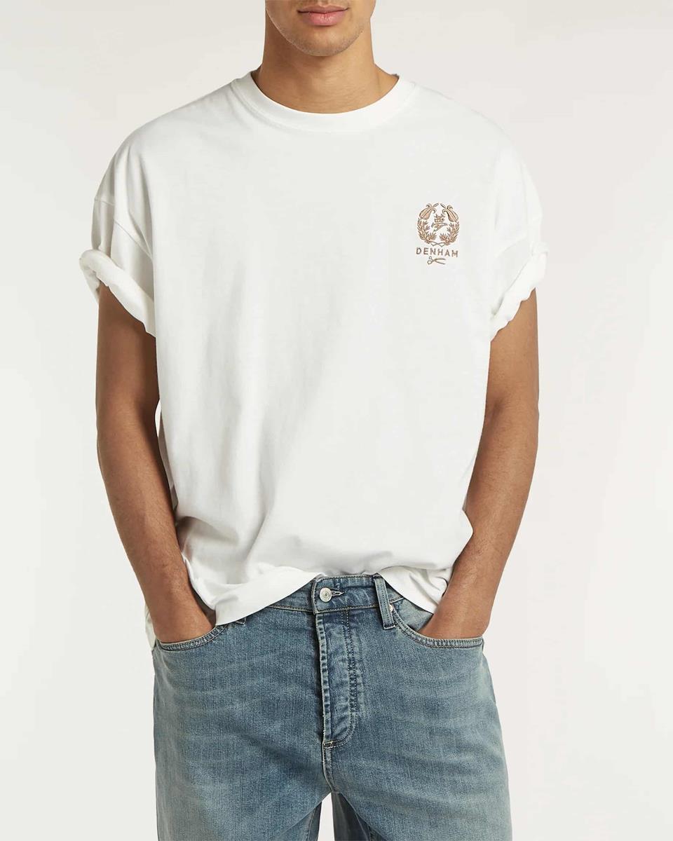 Denham T-Shirt 01-26-01-52-071 Wit 3