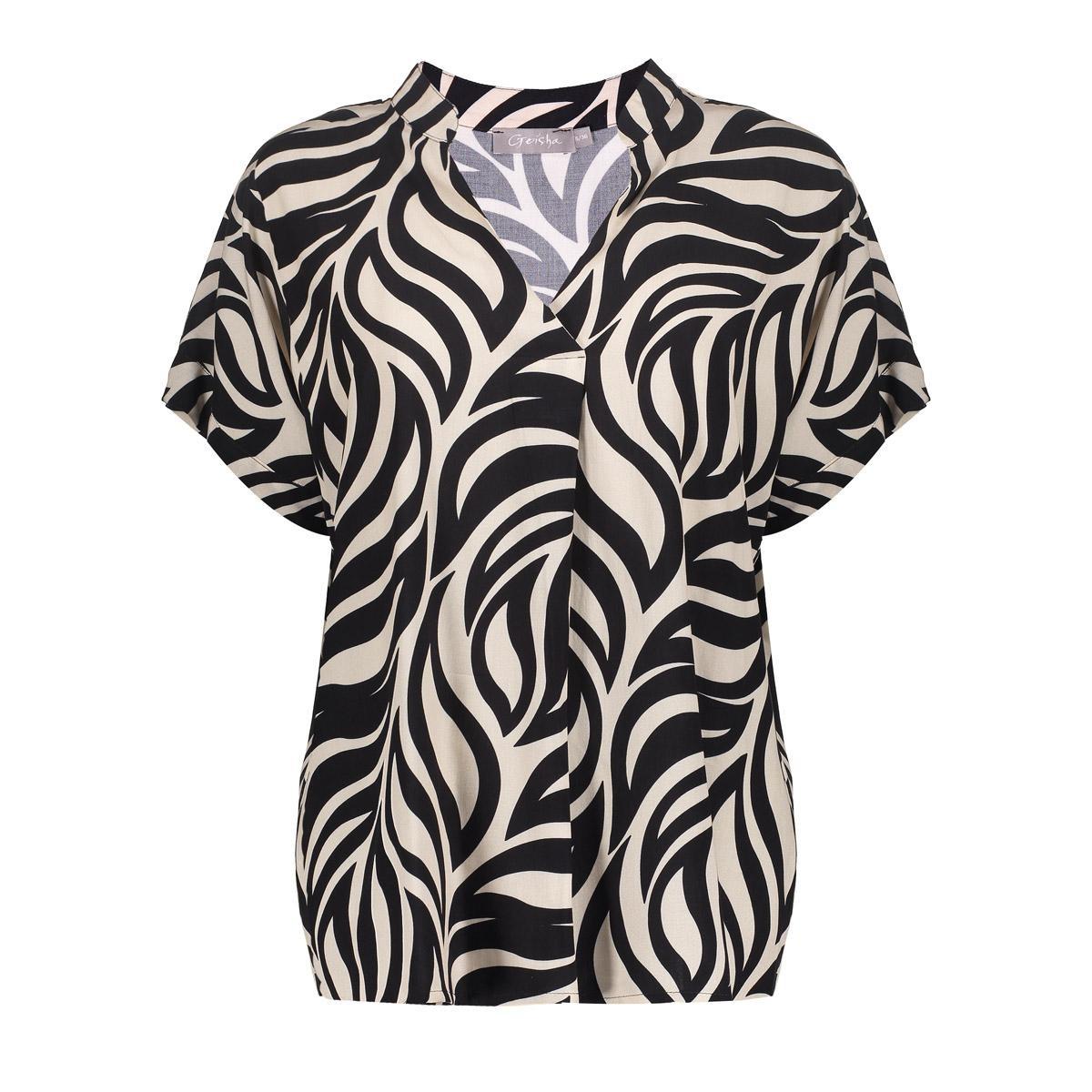 Geisha Blouse 63295-70 Zwart 2