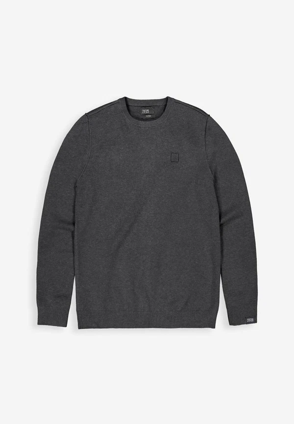 Butcher of Blue Trui Clifden Crew Grijs 1