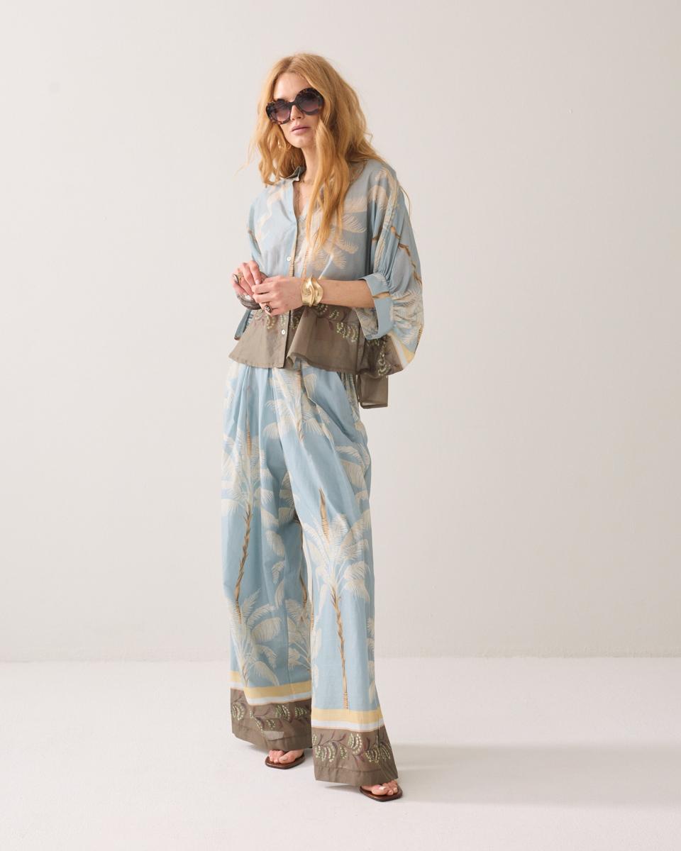 Summum Blouse 2s3496-12451 Blauw 4