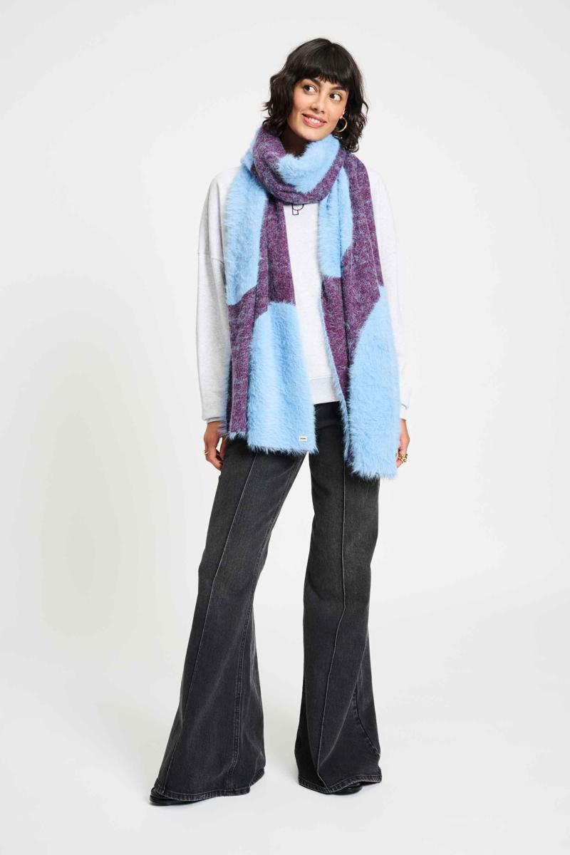 POM Amsterdam Sjaal SP9424 Paars 1