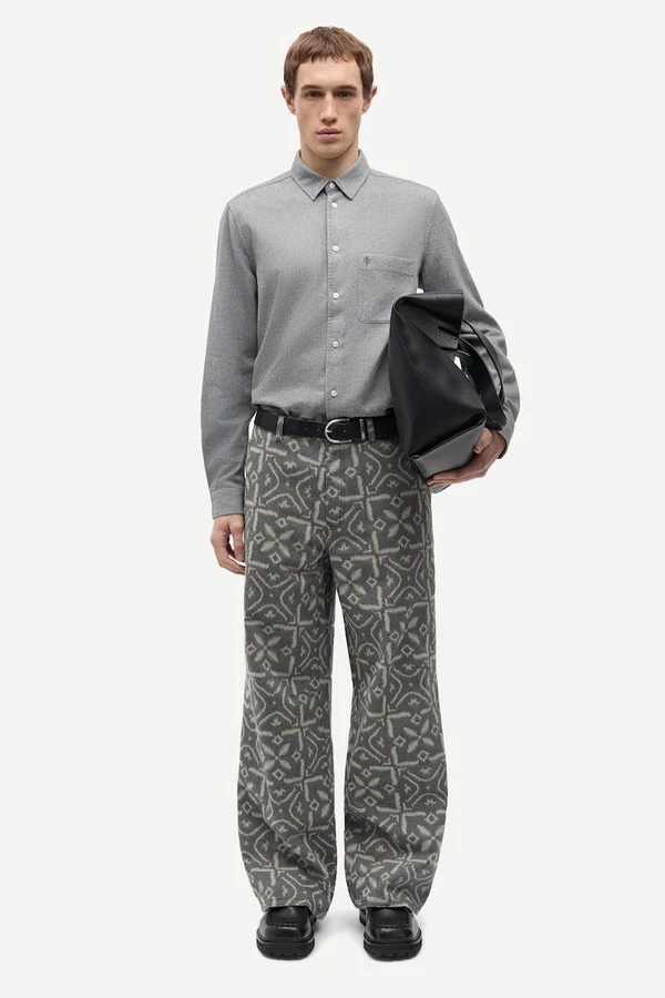 Samsøe Samsøe Pantalon Sabruce Grijs 1