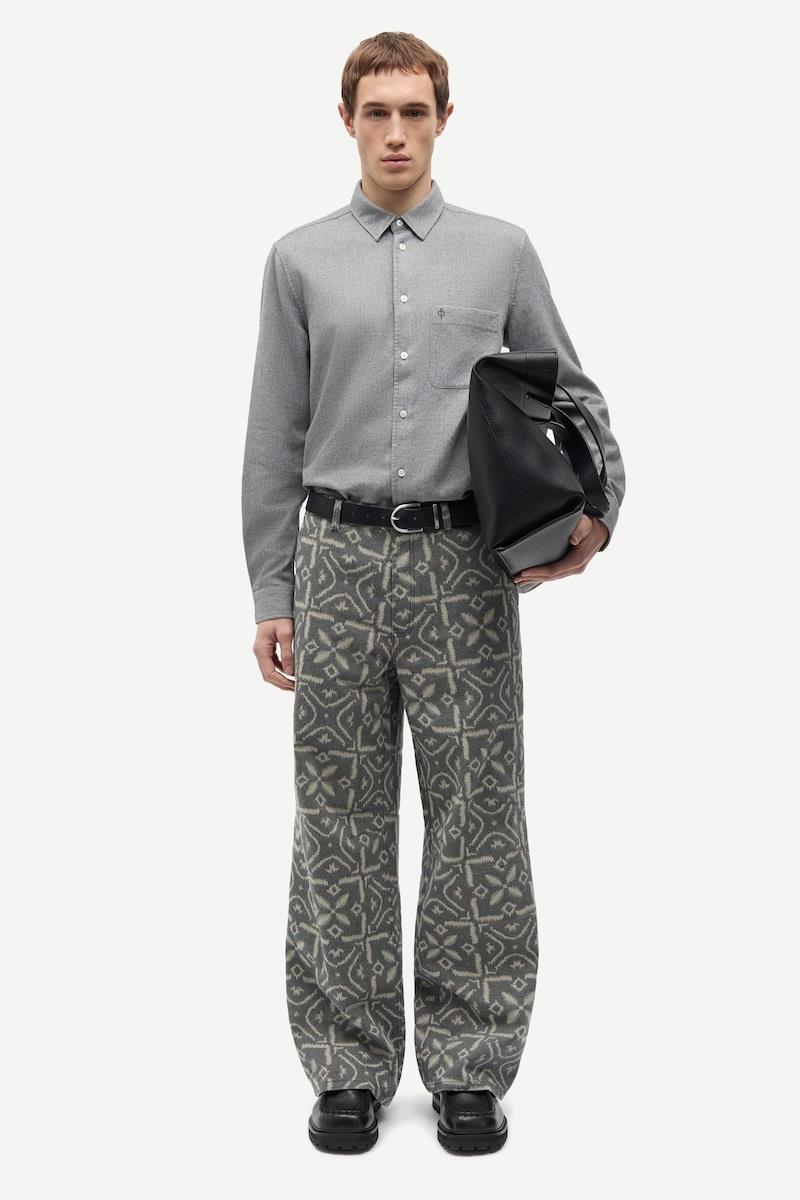 Samsøe Samsøe Pantalon Sabruce Grijs 1