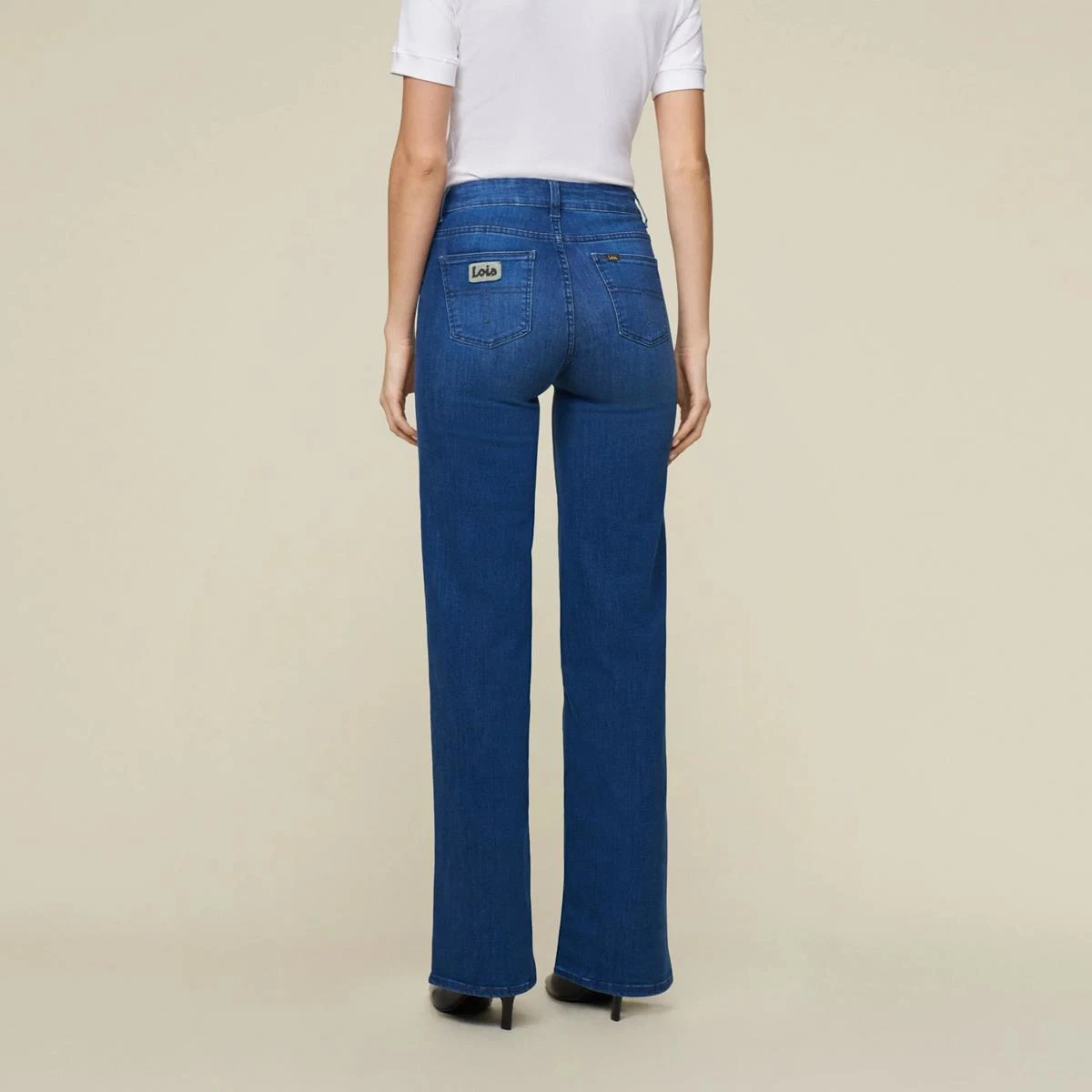 Lois Jeans Palazzo Blauw 2