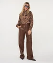 EsQualo Blouse W26.10700 Bruin 5