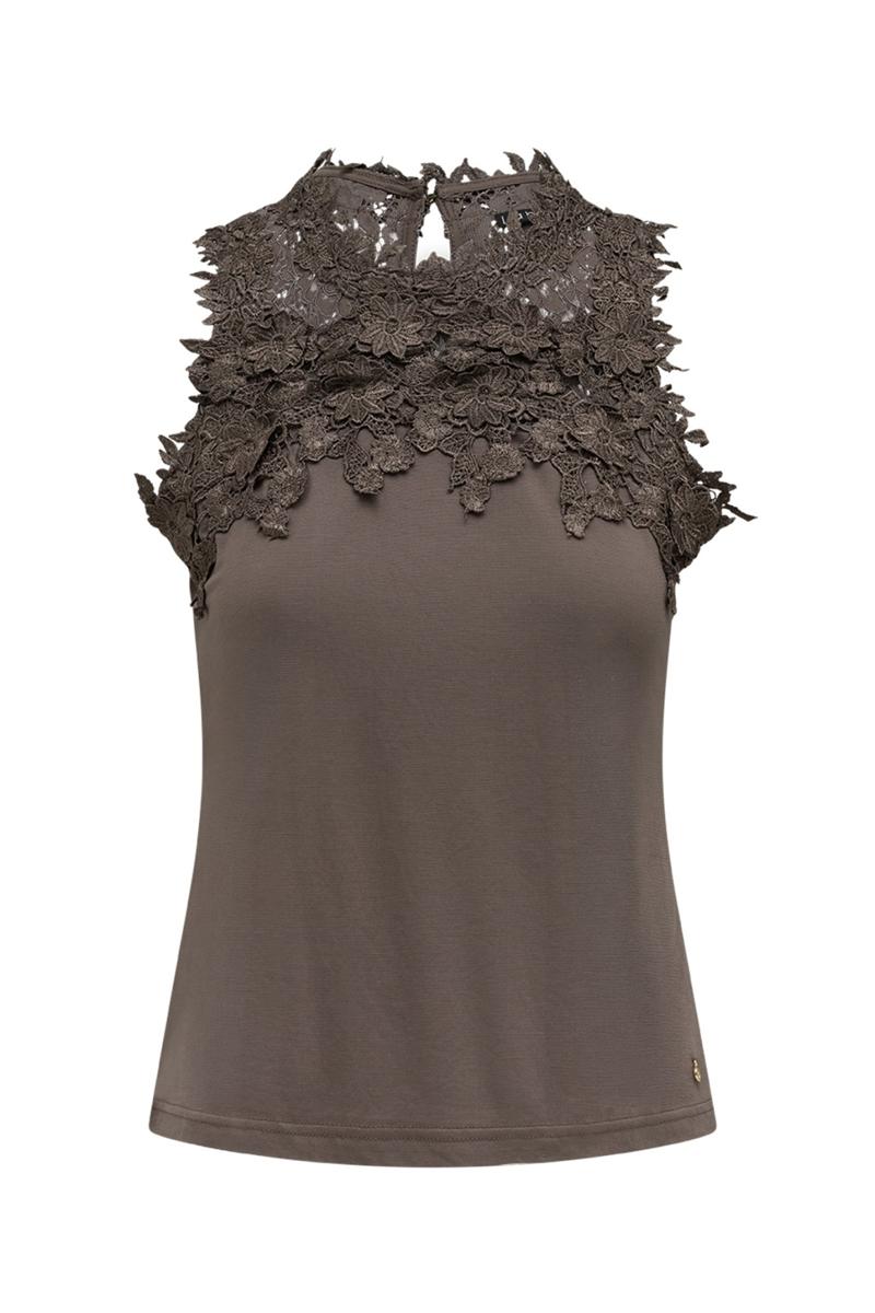 Label DOT Top Margo Taupe 2